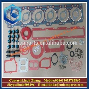 Genuine 6d114 engine parts 6743-K1-1100 excavator cylinder head gasket kit